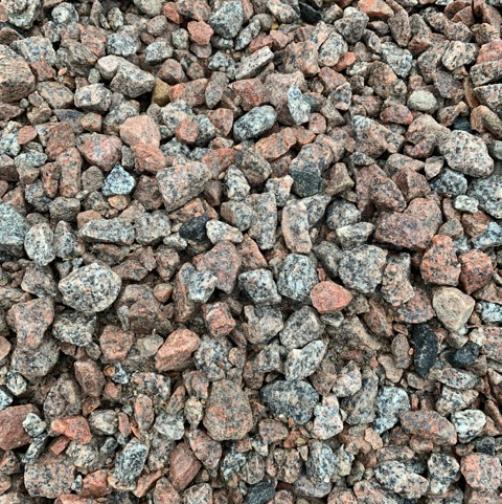 Granite Stone - 20mm Our Granite Stone is ideal for driveways, paths, drainage, etc and is available in 20mm.